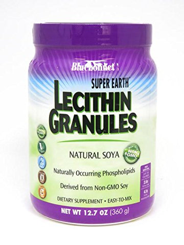 Bluebonnet Super Earth Lecithin Granules Powder-1 Lb