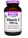 Bluebonnet Vitamin C 1000 Mg-180 Vegetable Capsules