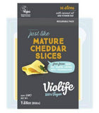 Violife Cheddar, 100% Vegan, Slices - 8 Ounces