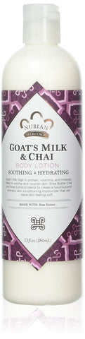 Nubian Heritage Goat's Milk & Chai Body Lotion With Rose Extract-13 Oz