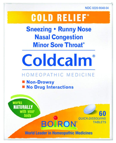 Boiron Coldcalm Cold Relief -60 Quick-Dissolving Tablets