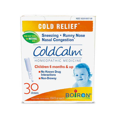 Boiron Coldcalm Cold Relief 30 Single Oral Liquid Doses-0.34 Oz