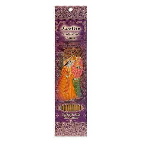Prabhuji's Gifts Lalita Sandalwood and Musk Incense Sticks