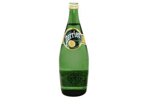 Perrier Water, Sparkling Natural Mineral, Lemon - 25.3 Ounces