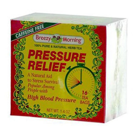 Breezy Morning Pressure Relief Stress Survival & High Blood Pressure 20 Tea Bags-1.4 Oz