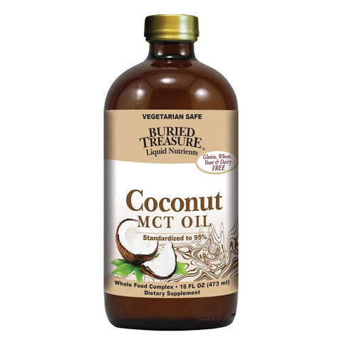 Buried Treasure Coconut MCT Oil Standardized To 95%-16 Oz