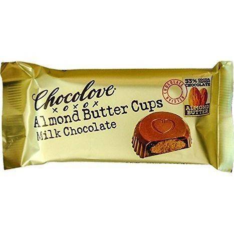 Chocolove Milk Chocolate, Almond Butter Cups - 2 Each