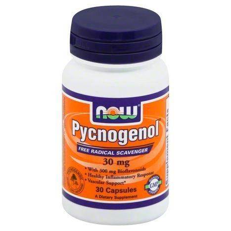 Now Pycnogenol, 30 mg, Capsules - 30 Each