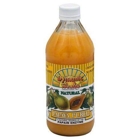 Dynamic Health Papaya Puree, Natural - 16 Ounces