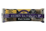 Edward & Sons Brown Rice Snaps, Black Sesame - 3.5 Ounces