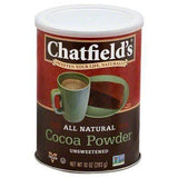 Chatfields Cocoa Powder, Unsweetened - 10 Ounces