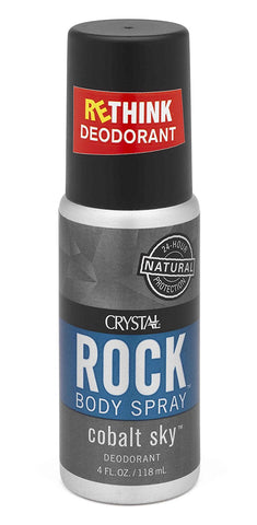 Crystal Rock Body Spray Cobalt Sky Deodorant-4 Oz