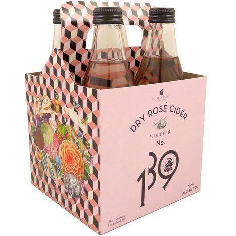 Wolffer Estate Dry Rose Cider 4 Pack Wine - 4 Count