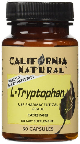 California Naturals Healthy Sleep Patterns L-Tryptophan 500 Mg-30 Capsules