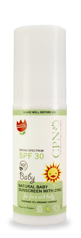 California Pure Naturals Baby Sunscreen With Zinc Broad Spectrum SPF 30-1.6 Oz