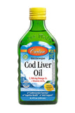 Carlson Wild Norwegian Cod Liver Oil 1100 Mg Lemon Flavor-8.4 Oz