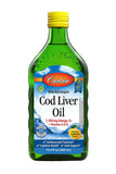 Carlson Wild Norwegian Cod Liver Oil 1100 Mg Lemon Flavor-16.9 Oz