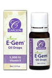 Carlson E Gem Oil Drops Vitamin E 5000 IU-1/2 Oz