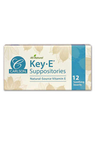 Carlson Key E Suppositories Vitamin E-12 Count