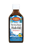 Carlson Norwegian Fish Oil With1600 Mg Omega-3s Lemon Flavor-6.7 Oz