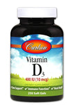 Carlson Vitamin D3 400 IU-250 Softgels