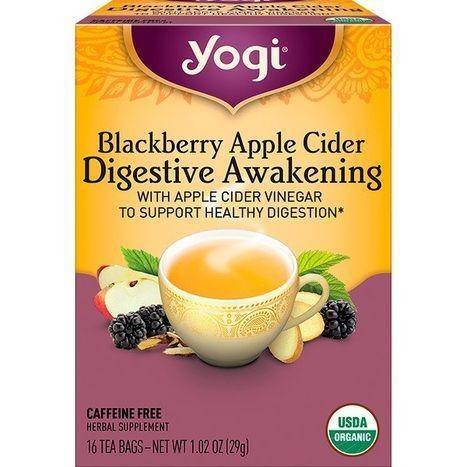 Yogi Digestive Awakening, Blackberry Apple Cider - 16 Tea Bags