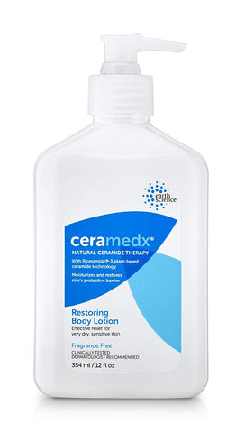 Earth Science Ceramedx Restoring Body Lotion Fragrance Free-12 Oz