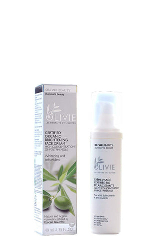 Olivie Organic Brightening Face Cream-1.35 Oz