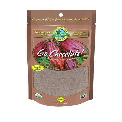 International Harvest Go Chocolate Cacao Powder - 12 Ounces