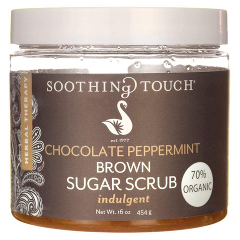 Soothing Touch Chocolate Peppermint Brown Sugar Scrub Indulgent-16 Oz