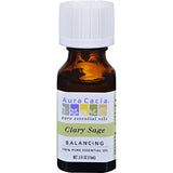 Aura Cacia Clary Sage Oil Balancing-0.5 Oz