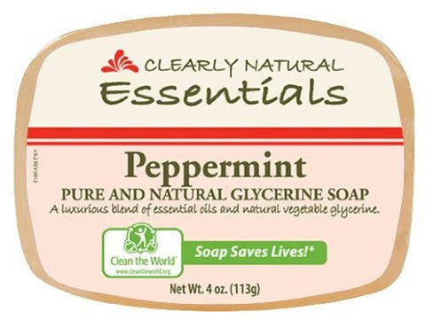 Clearly Natural Essentials Peppermint Glycerin Soap-4 Oz