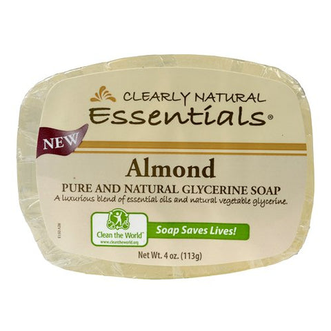 Clearly Natural Essentials Almond Glycein Soap-4 Oz