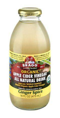 Bragg Apple Cider Vinegar Drink, Organic, Ginger Spice - 16 Ounces
