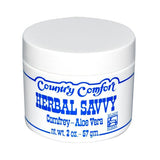 Country Comfort Herbal Savvy Comfrey Aloe Vera-2 Oz