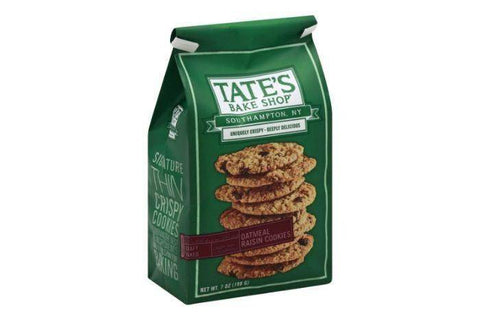 Tates Bake Shop Cookies, Oatmeal Raisin - 7 Ounces