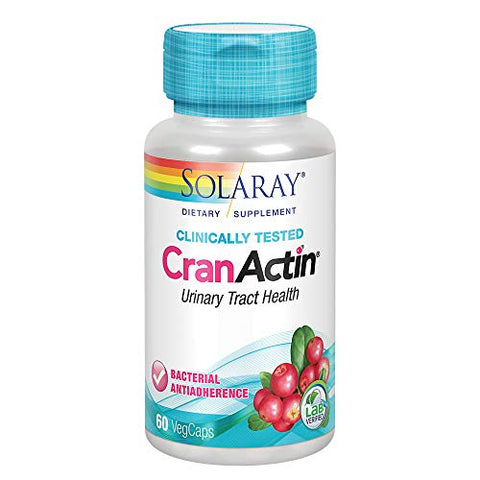 Solaray CranAction With Vitamin C Cranberry Af Extract Urinary Tract-60 Vegetarian Capsules