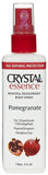 Crystal Essence Mineral Deodorant Body Spray Pomegranate-4 Oz