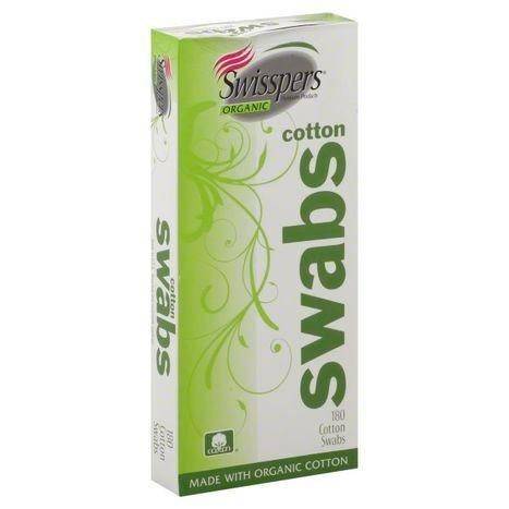 Swispers Organic Cotton Swabs - 180 Each