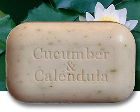 The Soap Works Cucumber & Calendula Bar Soap-4 Oz