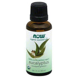 Now Organic Essential Oils Eucalyptus, 100% Pure - 1 Ounce