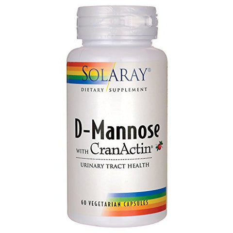 Solaray D-Mannose With CranActin-60 Vegetarian Capsules