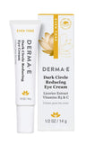 Derma E Evenly Radiant Dark Circle Eye Creme With Pycnogenol-1/2 Oz