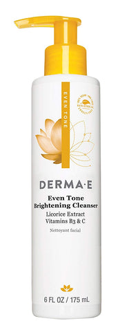 Derma E Even Tone Brightening Cleanser With Licorice Extract & Vitamin C-6 Oz