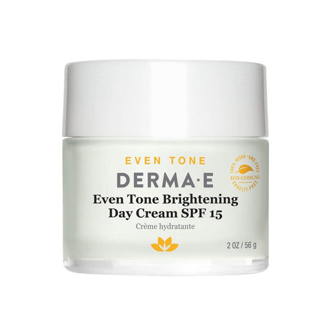 Derma E Even Tone Brightening Day Creme SPF 15 With Licorice, Vitamin B3 & C-2 Oz