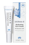 Derma E Hydrating Eye Cream With Hyaluronic Acid-0.5 Oz