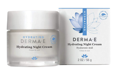 Derma E Hydrating Night Creme With Hyaluronic Acid-2 Oz