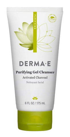 Derma E Purifying Gel Cleanser Activated Charcoal-6 Oz