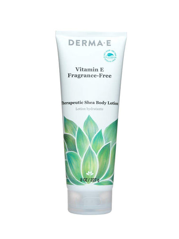 Derma E Vitamin E Therapeutic Shea Body Body Lotion Fragrance Free-8 Oz