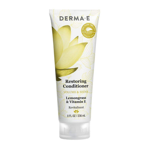 Derma E Restoring Conditioner With Lemongrass & Vitamin E Revitalisant-8 Oz